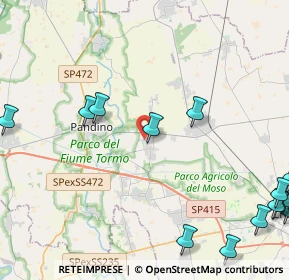 Mappa Via Giosuè Carducci, 26020 Palazzo Pignano CR, Italia (7.16)