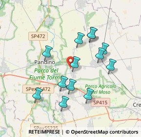 Mappa Via Giosuè Carducci, 26020 Palazzo Pignano CR, Italia (3.36923)