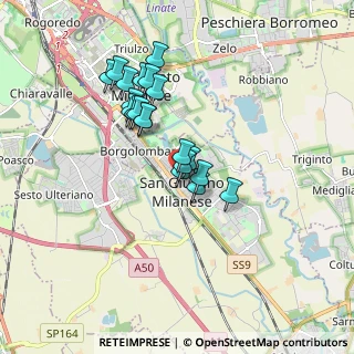 Mappa Piazza Italia, 20098 San Giuliano Milanese MI, Italia (1.441)