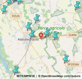 Mappa Via Mendosio, 20081 Abbiategrasso MI, Italia (6.815)
