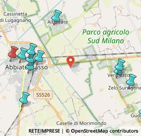 Mappa Via Mendosio, 20081 Abbiategrasso MI, Italia (2.86667)