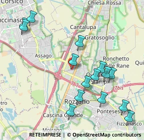 Mappa Centro direzionale Milanofiori Strada 6 Palazzo N, 20089 Rozzano MI, Italia (2.276)