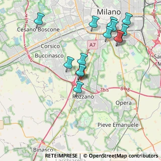 Mappa Centro direzionale Milanofiori Strada 6 Palazzo N, 20089 Rozzano MI, Italia (4.15714)