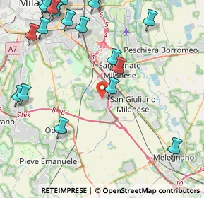 Mappa Industrial area, 20098 Area Industriale MI, Italia (5.8705)