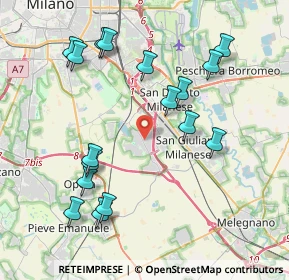 Mappa Industrial area, 20098 Area Industriale MI, Italia (4.27647)