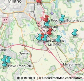 Mappa Industrial area, 20098 Area Industriale MI, Italia (4.99786)