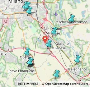 Mappa Industrial area, 20098 Area Industriale MI, Italia (4.92231)