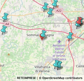 Mappa Via del Lavoro, 37066 Sommacampagna VR, Italia (6.45722)