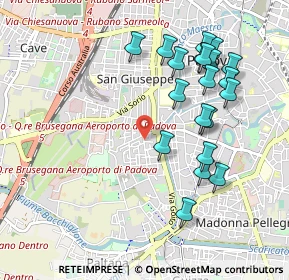 Mappa Via Torino, 35142 Padova PD, Italia (1.0175)