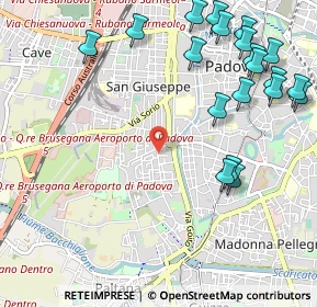 Mappa Via Torino, 35142 Padova PD, Italia (1.353)