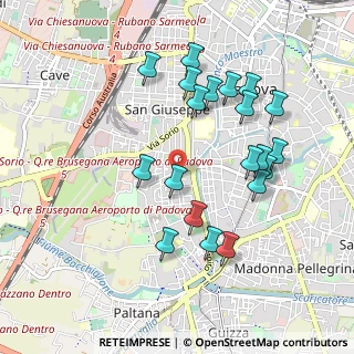 Mappa Via Torino, 35142 Padova PD, Italia (0.9565)