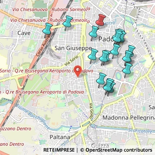 Mappa Via Torino, 35142 Padova PD, Italia (1.145)