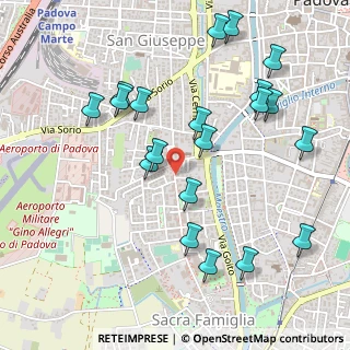 Mappa Via Torino, 35142 Padova PD, Italia (0.55)