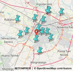 Mappa Via Torino, 35142 Padova PD, Italia (3.265)