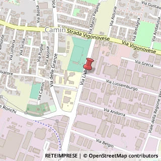 Mappa Via Lussemburgo, 2, 35127 Padova, Padova (Veneto)