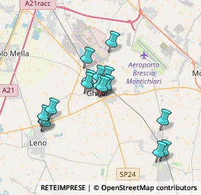 Mappa Via Tintoretto, 25016 Ghedi BS, Italia (3.10063)