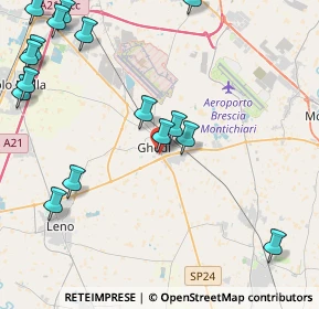 Mappa Via Tintoretto, 25016 Ghedi BS, Italia (6.1665)