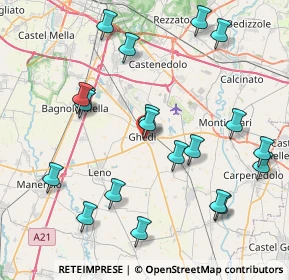 Mappa Via Tintoretto, 25016 Ghedi BS, Italia (8.979)