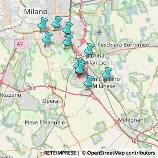 Mappa Via Umbria, 20098 San Giuliano Milanese MI, Italia (3.04182)