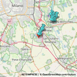 Mappa Via Umbria, 20098 San Giuliano Milanese MI, Italia (3.76923)