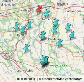 Mappa Via Portogallo, 26016 Spino d'Adda CR, Italia (7.722)