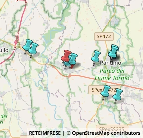 Mappa Via Portogallo, 26016 Spino d'Adda CR, Italia (3.525)