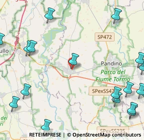 Mappa Via Portogallo, 26016 Spino d'Adda CR, Italia (6.7325)