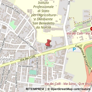 Mappa Via dei Colli, 24, 35143 Padova, Padova (Veneto)