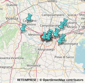 Mappa Via Leonardo Eulero, 35143 Padova PD, Italia (9.20786)