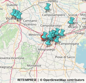 Mappa Via Leonardo Eulero, 35143 Padova PD, Italia (12.68071)