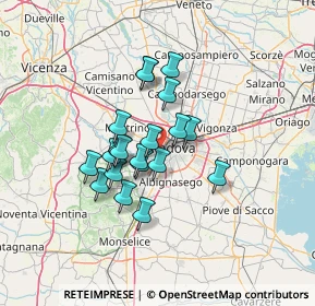 Mappa Via Leonardo Eulero, 35143 Padova PD, Italia (10.082)