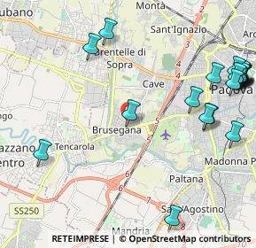 Mappa Via Leonardo Eulero, 35143 Padova PD, Italia (2.89)