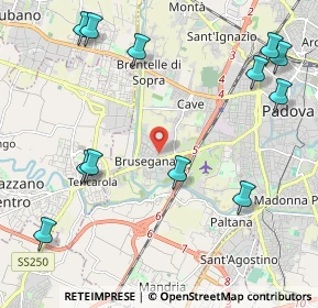 Mappa Via Leonardo Eulero, 35143 Padova PD, Italia (2.68667)