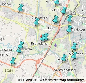 Mappa Via Leonardo Eulero, 35143 Padova PD, Italia (2.36133)