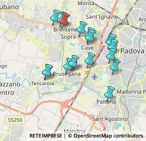 Mappa Via Leonardo Eulero, 35143 Padova PD, Italia (1.7175)