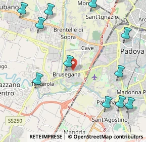 Mappa Via Leonardo Eulero, 35143 Padova PD, Italia (2.90167)
