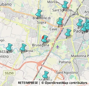 Mappa Via Leonardo Eulero, 35143 Padova PD, Italia (2.68833)