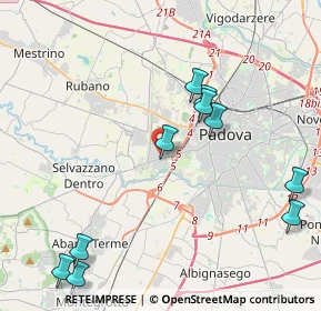 Mappa Via Leonardo Eulero, 35143 Padova PD, Italia (5.19818)