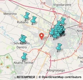 Mappa Via Leonardo Eulero, 35143 Padova PD, Italia (3.465)