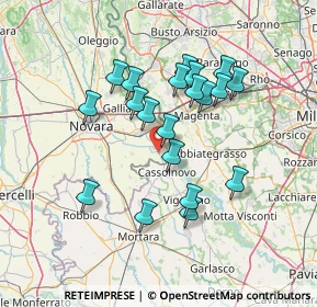 Mappa Via Vigevano, 28065 Cerano NO, Italia (12.511)