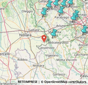 Mappa Via Vigevano, 28065 Cerano NO, Italia (25.14833)