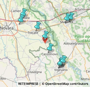 Mappa Via Vigevano, 28065 Cerano NO, Italia (8.39273)