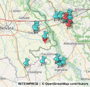 Mappa Via Vigevano, 28065 Cerano NO, Italia (8.49)