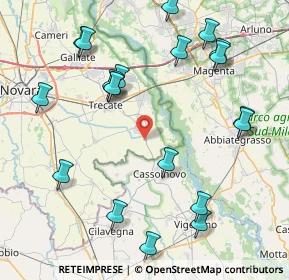 Mappa Via Vigevano, 28065 Cerano NO, Italia (9.621)