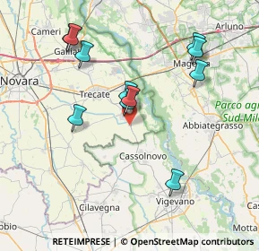 Mappa Via Vigevano, 28065 Cerano NO, Italia (7.57364)