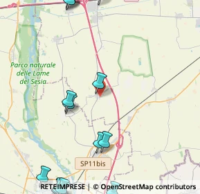 Mappa Via dei Giusti, 28060 Casalvolone NO, Italia (6.8665)