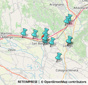 Mappa 37047 San Bonifacio VR, Italia (5.72182)