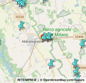 Mappa Via delle Querce, 20081 Abbiategrasso MI, Italia (6.6265)