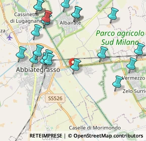 Mappa Via delle Querce, 20081 Abbiategrasso MI, Italia (2.4495)