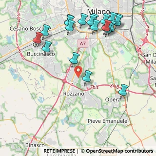 Mappa Viale Alberelle, 20089 Rozzano MI, Italia (5.16)